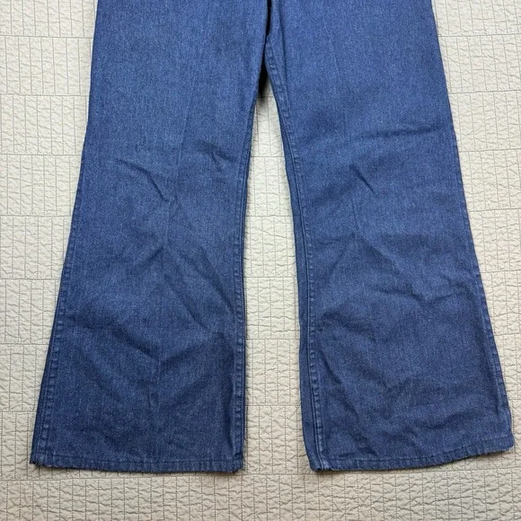 Vintage US Navy Jeans Men 34R (32x28) Blue Trouser Utility Denim Type I Military